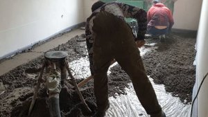 Устройство полусухой стяжки пола в квартире( вторичка панельный дом)