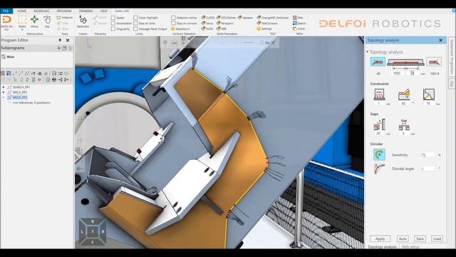 Офлайн программирование сварки в Delfoi Robotics ARC для Wilhelm Severt Machinen