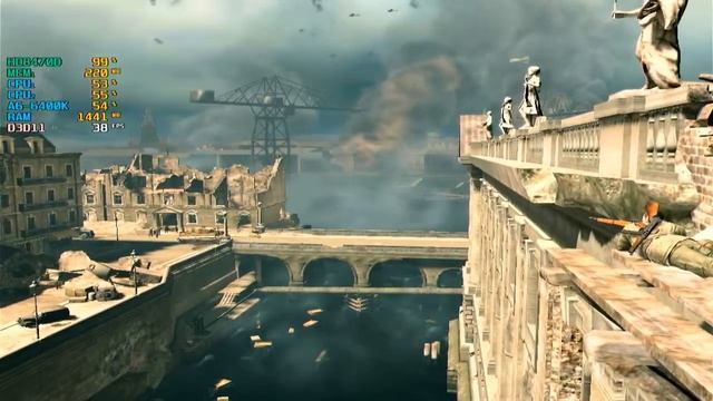 AMD A6-6400K APU (HD 8470D) - Sniper Elite V2 (Benchmark) смотреть онлайн