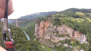 Черногория. Zipline (тарзанка) через каньон реки Тара. Лето 2018.