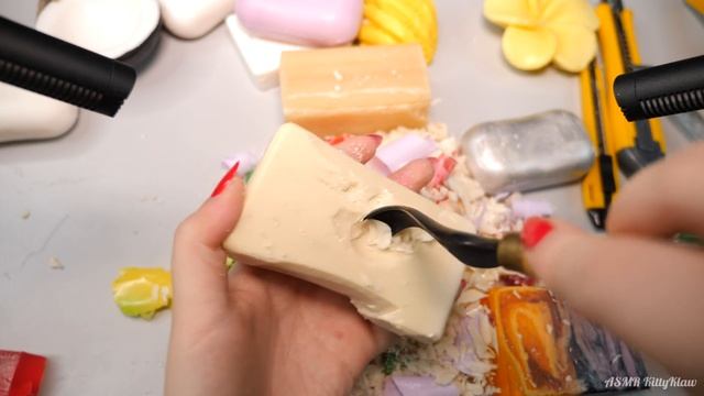 АСМР Резка Мыла ?? ASMR Soap  Carving ✂