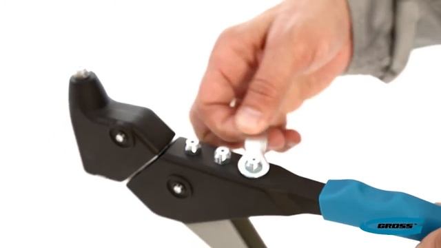 Заклепочник литой, усиленный, поворотный, GROSS, арт. 40405 смотреть онлайн