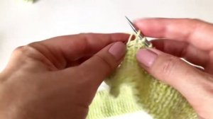 Укороченные ряды в планке с вытянутыми петлями (как вязать, чтобы не стягивала)