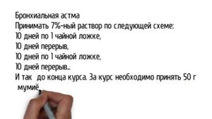 Мумиё, лечение различных заболеваний