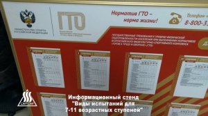 Оформление мест тестирования и фестивалей ГТО