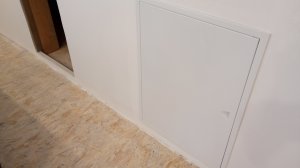 Сантехнический люк взамен двери. | 🍀 Строю САМ