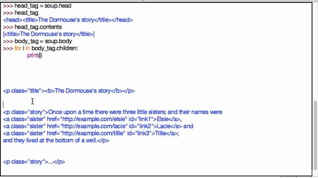 09 Beautiful Soup HTML Parsing 05 Functions in Soup смотреть онлайн