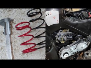 #14. Авантис Хантер 200 New, меняем штатную пружину торкдрайвера на пружину от 50 куб...