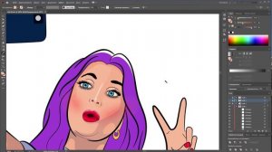 Рисование в Adobe Illustrator по фотографии с помощью графического планшета