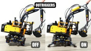 LEGO 42053 Review | LEGO Volvo EW160E Excavator | Review 42053 LEGO Technic 2016 Pneumatic