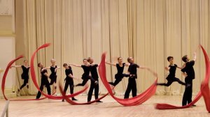 ГААНТ имени Игоря Моисеева. Фрагменты репетиций на сцене.