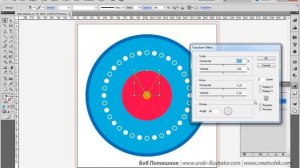 Adobe Illustrator. Урок 19. Эффект трансформации.