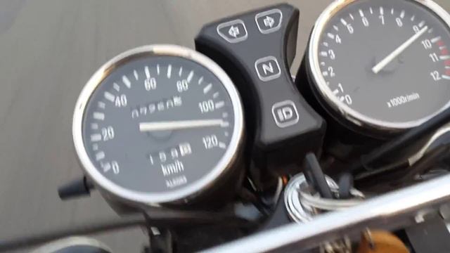 Suzuki GS-150 top speed at 117km/h...