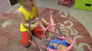 ЛЮЛЬКА для куклы БЕБИ БОН распаковка Видео для детей куклы baby born Куклы Пупсики