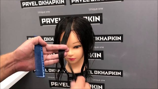 Каскадная стрижка на средние волосы. Павел Охапкин. Пошаговое обучение. смотреть онлайн