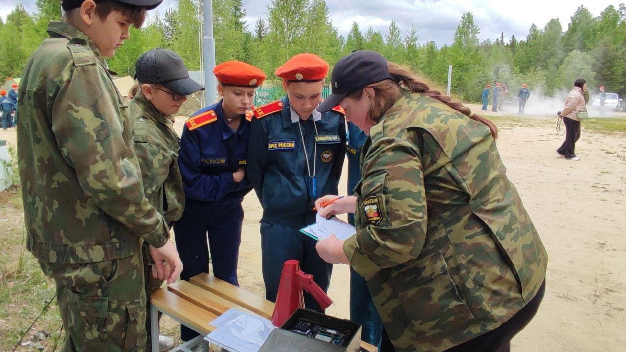 В палаточном лагере Белоярского района проводят смены для кадетов