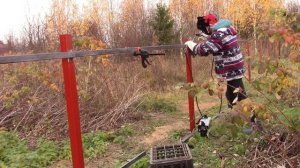 Делаю ЗАБОР МЕЧТЫ на участке своими руками. Хроники строительства забора на участке. ч-2.