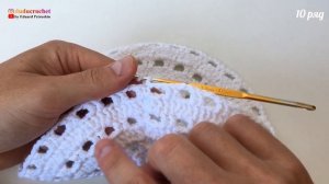 Салфетка крючком, салфетка для сервировки, подставка под горячее