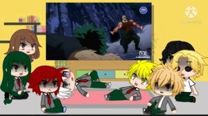MHA Characters react to Deku vs. Muscular Part 1-2