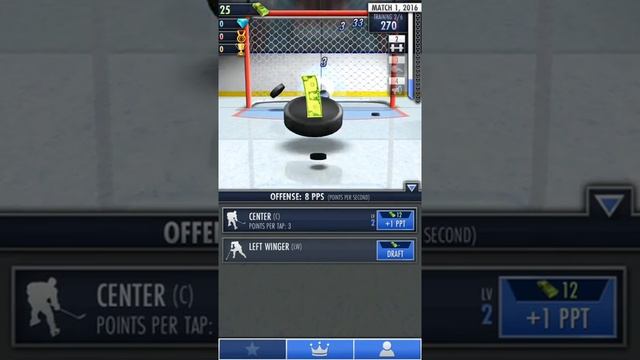 Hockey Clicker. iOS Gameplay.