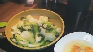 Полезный,вкусный завтрак из Пак Чой(китайская капуста).Диетическое, полезное блюдо.