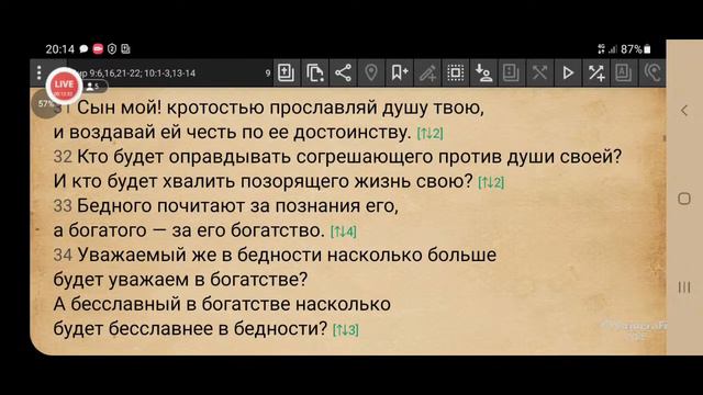 Предостережение от гордости : Сир. 9, 1 — 11, 34 [Книга Премудрости Иисуса, сына Сирахова] смотреть онлайн