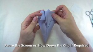 How to make a Papercraft, Origami Transformer Spaceship (requires 1 straight cut)