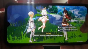 Genshin Impact en Xiaomi Redmi Note 8