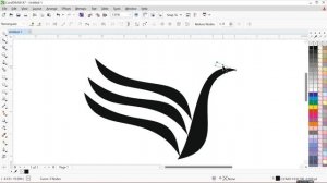 Gold Duck Logo Design | CorelDraw X7 Tutorial. how to create gold effect in corel