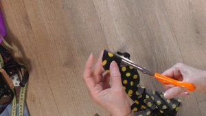 Как кроить волан по кругу