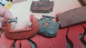Востановление тормозных накладок от мотоцикла.