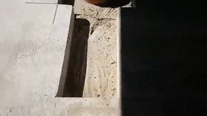 Бетонирование лотка пескоуловителя автомойки. 22 05 2018г  15 й день демонтаж опалубки