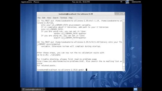 How to Install NS2 and Java in Fedora15 смотреть онлайн