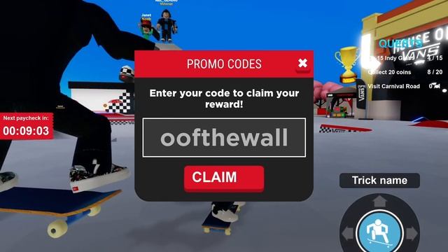 All codes in vans world roblox смотреть онлайн