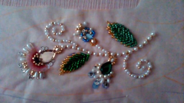 Вышивка бисером. Декоративный элемент. смотреть онлайн