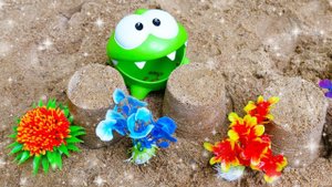 АМ НЯМ и МАШИНКИ - Куличики в песочнице. Развивающее видео для малышей