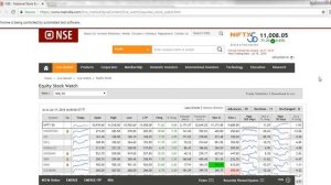 Python: Download NSE Data Retrieve through SQL Charts Creation