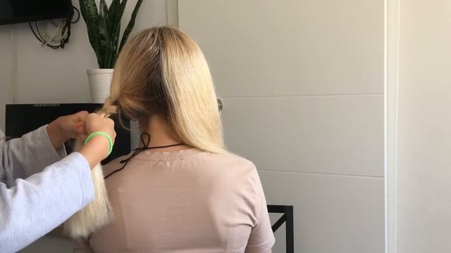 АСМР Прическа в парикмахерской . Ролевая игра. Косички маме. смотреть онлайн