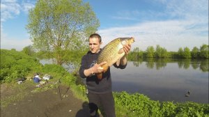 Ловля карпа на фидер в 15 минутах от москвы. Это чудесная река