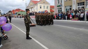 Плац парад Воложин 3 июля 2017
