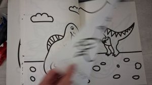 Моя первая БОЛЬШАЯ РАСКРАСКА. Динозавры. Издательство РОСМЭН.