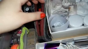 Как обустроить рабочее место под маникюр компактно? Моё рабочее место .