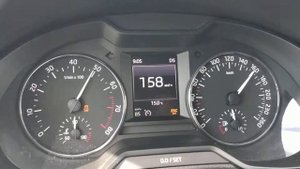Октавия а7, 1.8 сток. Разгон 100-200