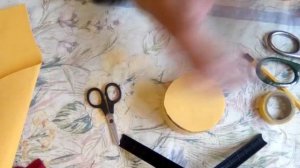 Шкатулка из втулки от скотча