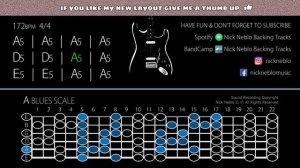 Hard Rock & Roll Guitar Backing Track in A