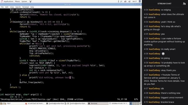 Programming a DOS Twitch Bot: Part 18 (Working packets) смотреть онлайн