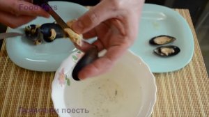 Самый простой рецепт очень вкусных запечённых мидий! Минимум ингредиентов! Отличная закуска к ???))