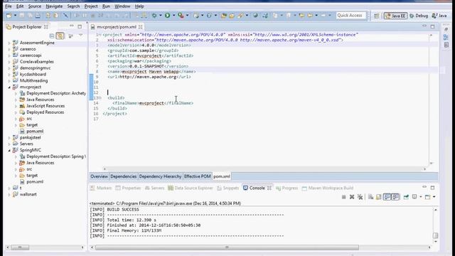 Spring MVC Tutorial using Maven | Spring Framework Tutorial смотреть онлайн