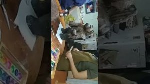 5 ч. имитация шерсти у медведя из ваты