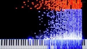 Dial-up Internet Sound on Piano